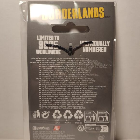 Borderlands 2 Catch A Ride Keyring Official Gearbox Limited Edition Keychain - Picture 2 of 3